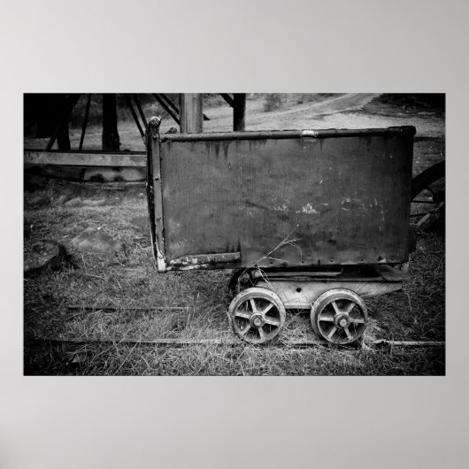 Gold Ore Cart Poster (Voorkant)