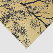 Gold Oriental Blossom Tissuepapier (Detail)