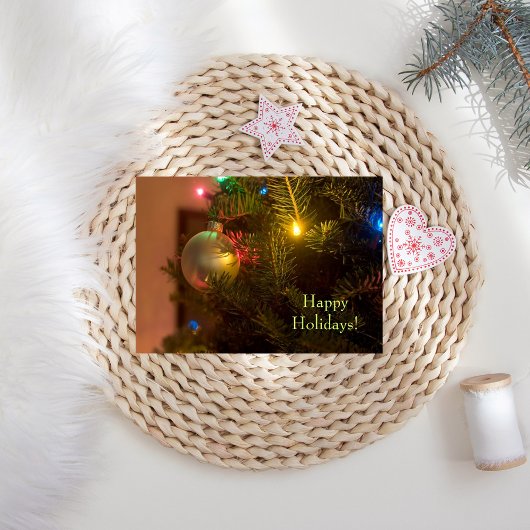 Gold Ornamble Bouw verliest Kerstmis Feestdagen Kaart