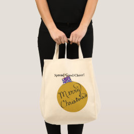 Gold Ornament Ball Cheer Tote Bag