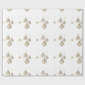 Gold Ornament kerstpapier Cadeaupapier (Vlak)
