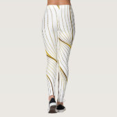 Gold ornament leaf leggings (Achterkant)
