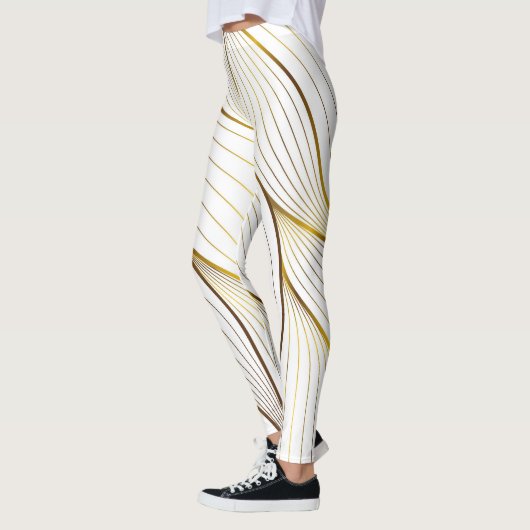 Gold ornament leaf leggings (Links)