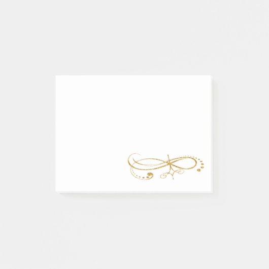 Gold Ornament Post It Notes (Voorkant)