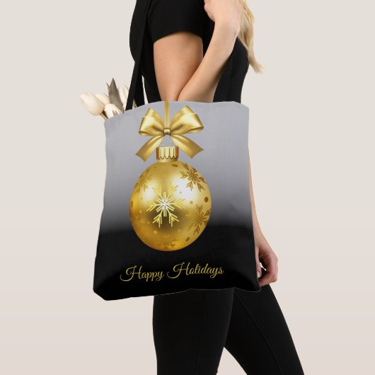 Gold Ornament vakantie Canvas tas (Dichtbij)