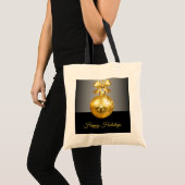 Gold Ornament vakantie Canvas tas (Voorkant (product))