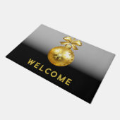 Gold Ornament Vakantie Deurmat (Schuin)