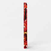 Gold Ornamenten, rode Ornamenten, Kerstmis, glitte Case-Mate iPhone Case (Achterkant/links)