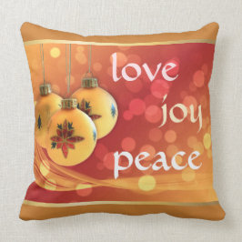 Gold Ornaments Love Joy Peace Blessings Gold Ornam Kussen