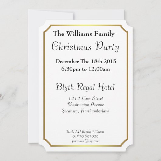 Gold-ornimental, uw aangepaste 5-inch x 7-inch uit kaart (Achterkant)