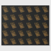 Gold Ounce Wrapping Paper Cadeaupapier (Vlak)