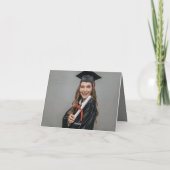 Gold Overlay - lint - afzuigkap Moderne foto Bedankkaart (Achterkant)