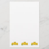 Gold Owls Design Briefpapier (Achterkant)