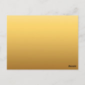 Gold Ox Papier gesneden Auspicious Clouds Chinees  Briefkaart (Achterkant)