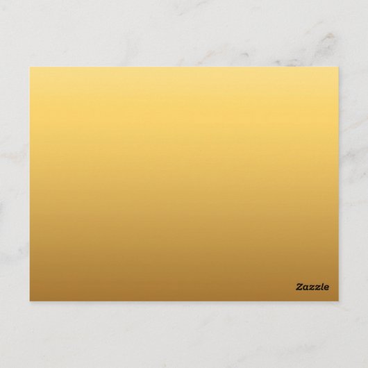 Gold Ox Papier gesneden Auspicious Clouds Chinees Briefkaart (Achterkant)