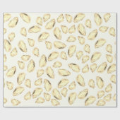 Gold Oyster Wrapping Paper // GOLD Cadeaupapier (Vlak)