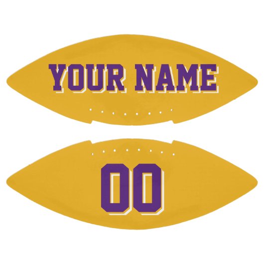 GOLD PAARS EN WITTE FOOTBALL (Panelen)