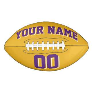 GOLD PAARS EN WITTE FOOTBALL