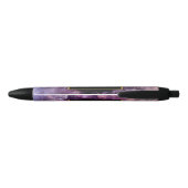 Gold paarse amethyst professionst zwarte inkt pen (Achterkant)