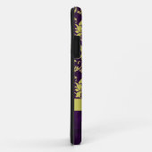 Gold Paarse Damask Case-Mate iPhone Case (Achterkant/rechts)