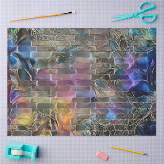 Gold Paarse Wall Art Dream Tissuepapier (Craft)