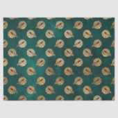 Gold packs op groene ontkoppeling tissuepapier (Voorkant)