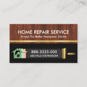 Gold Paint Brush Remodeling Home Visitekaartje (Voorkant)