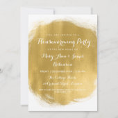 Gold Paint Kijk uit naar de opwarming van de aarde Kaart (Voorkant)