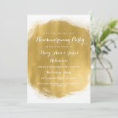 Gold Paint Kijk uit naar de opwarming van de aarde Kaart (Staand voorkant)