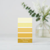 Gold Paint Palette-Visitekaartje Visitekaartje (Staand voorkant)