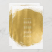 Gold Paint-toets invoegen Kaart (Voorkant / Achterkant)