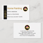 Gold Painting Icons On Vertical Wall Visitekaartje (Voorkant / Achterkant)