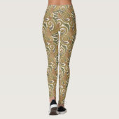 Gold Paisley Leggings (Achterkant)