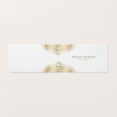Gold Paisley Mandala Visitekaartje (Buitenkant ongevouwen)