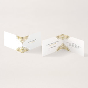 Gold Paisley Mandala Visitekaartje