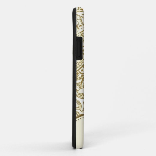 Gold Paisley Pattern Case-Mate iPhone Case (Achterkant/rechts)