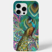 Gold Paisley Peacock & Feather iPhone 6 Case-Mate iPhone Case (Achterkant)