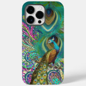 Gold Paisley Peacock & Veer kies Kleur Case-Mate iPhone Case (Achterkant)