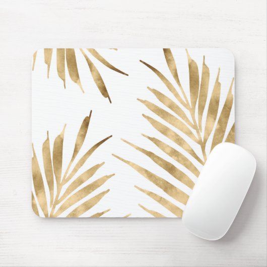 Gold Palm Fronds Muismat (Met muis)