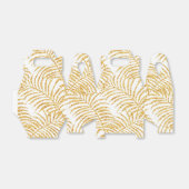 Gold Palm Gift Favor Box Bedankdoosjes (Uitgevouwen)