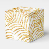 Gold Palm Gift Favor Box Bedankdoosjes (Voorkant Zijde)