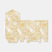 Gold Palm Gift Favor Box Bedankdoosjes (Uitgevouwen)