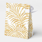 Gold Palm Gift Favor Box Bedankdoosjes (Achterkant)