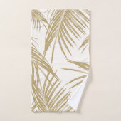 Gold Palm laat dromen #1 #tropical Bad Handdoek (Handdoek)