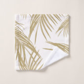 Gold Palm laat dromen #1 #tropical Bad Handdoek (Wasdoekje)