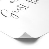 Gold Palm Leaves Beach Weddenschap Book Sign Poster (Hoek)