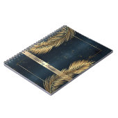 Gold Palm Leaves Beach Wedding Notitieboek (Linkerzijde)