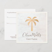 Gold Palm Tree-certificaat (Voorkant / Achterkant)