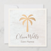 Gold Palm Tree-certificaat (Voorkant)