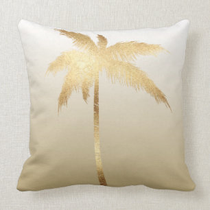 Gold Palm Tree Ombre Kussen